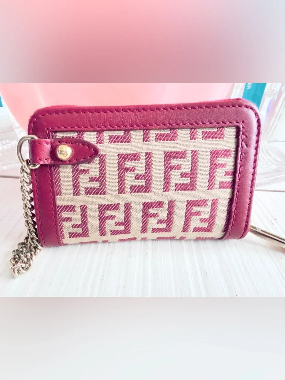 Rare Fendi Chain Card Wallet - Picture 3 of 10